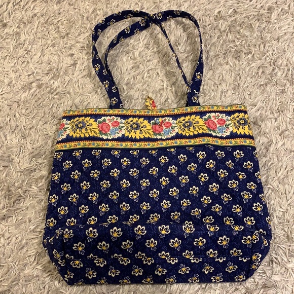 NEW Vera Bradley Navy Tote - Picture 3 of 5